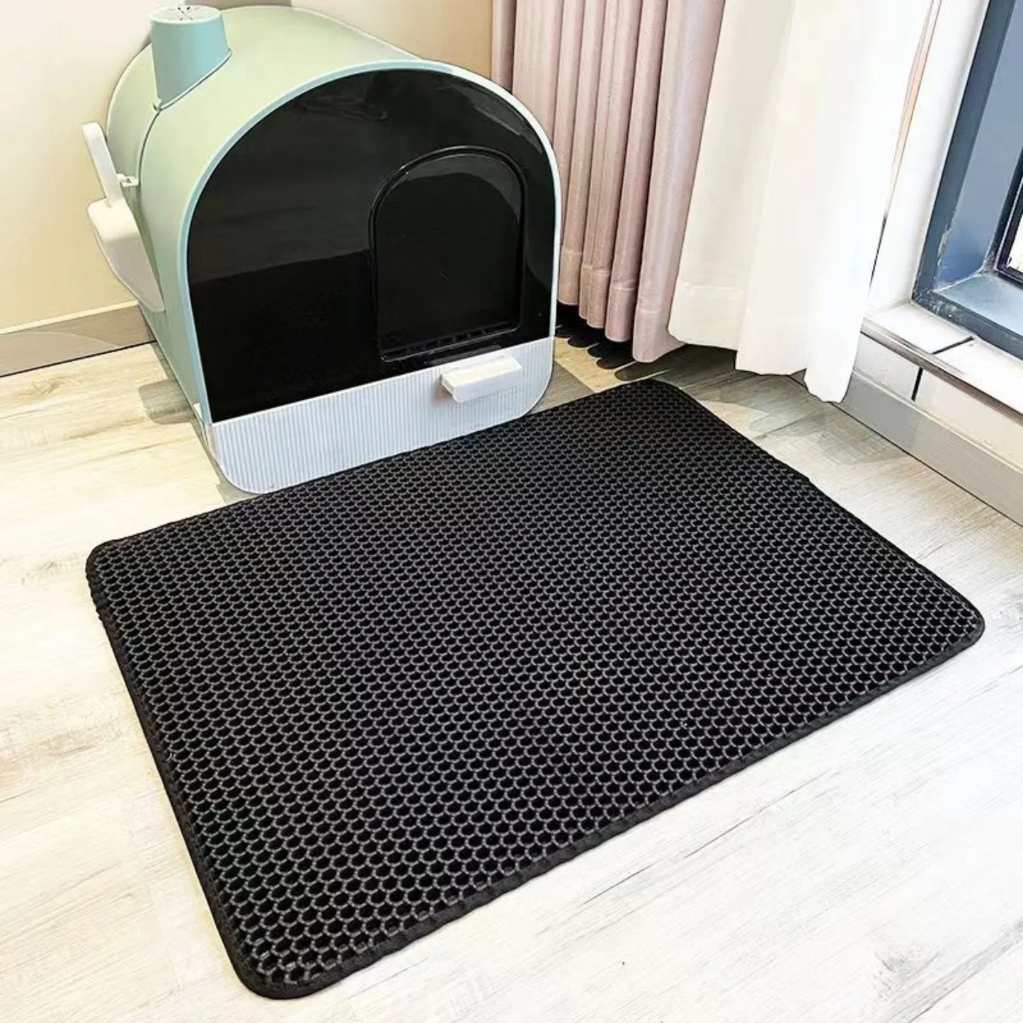 Premium Katzenstreumatte XL – 2-lagig & Wasserdicht